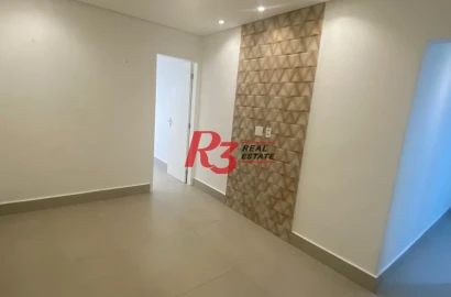 Apartamento com 1 dormitório, 48 m² - venda por R$ 430.000,00 ou aluguel por R$ 2.500,00/mês - Gonzaga - Santos/SP