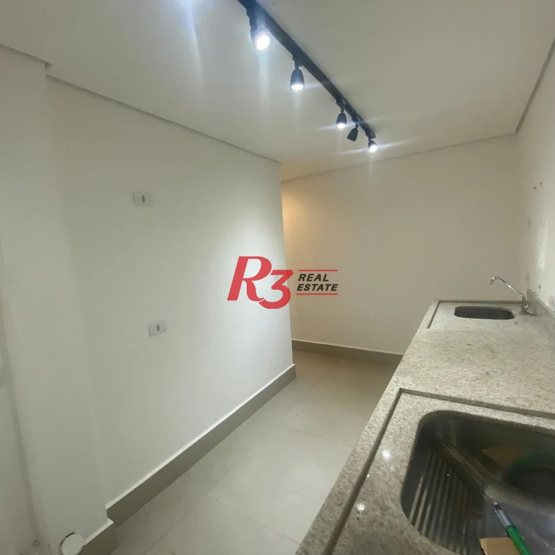 Apartamento com 1 dormitório à venda, 48 m² por R$ 420.000,00 - Gonzaga - Santos/SP