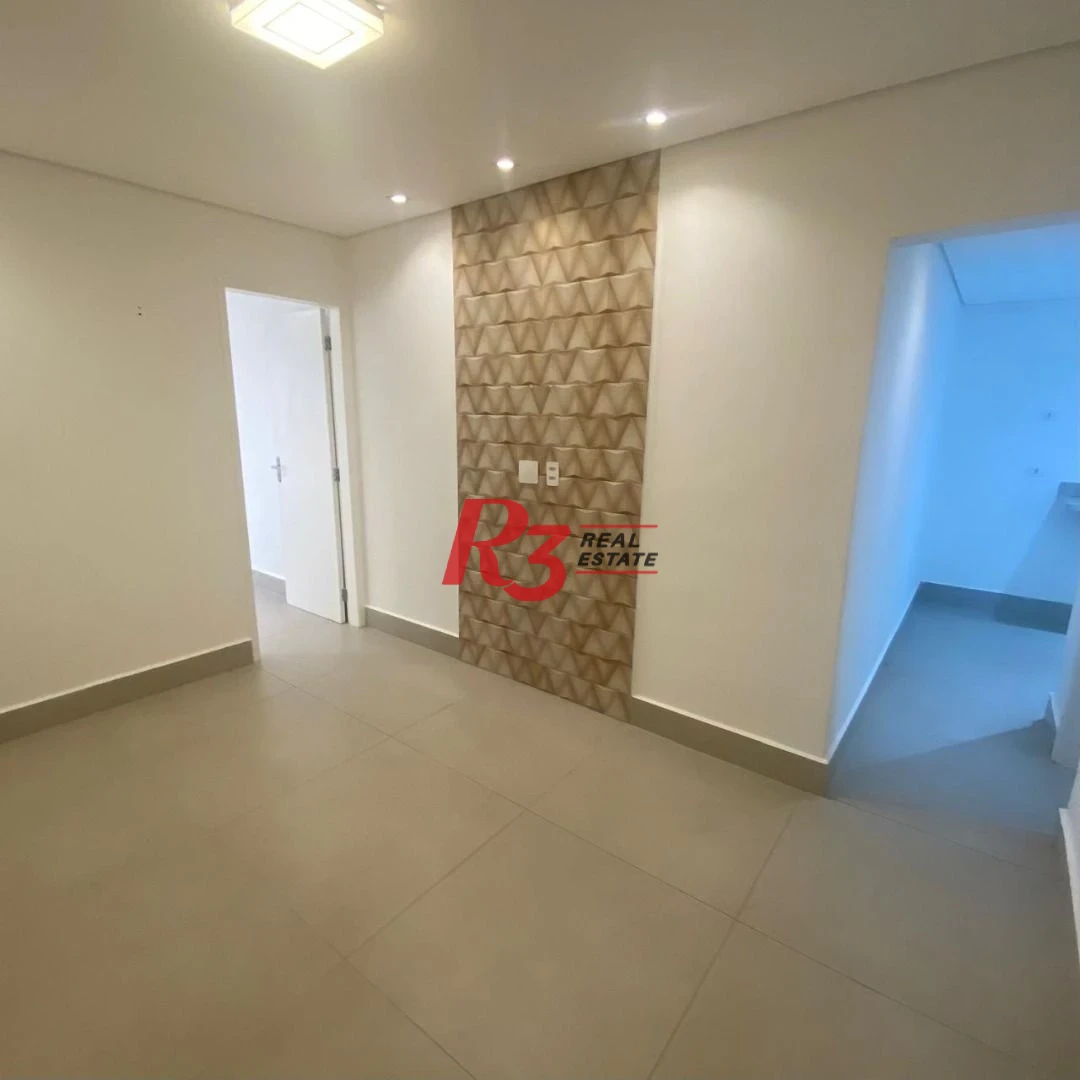 Apartamento com 1 dormitório à venda, 48 m² por R$ 420.000,00 - Gonzaga - Santos/SP