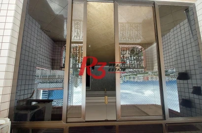 Apartamento com 3 dormitórios para alugar, 140 m² por R$ 9.174,00/mês - Aparecida - Santos/SP
