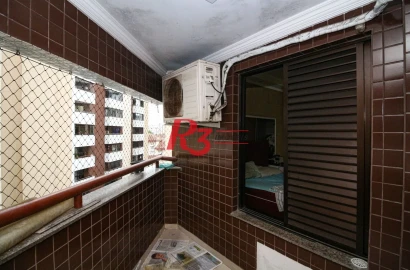 Apartamento com 2 quartos à venda, 65 m² por R$ 385.000 - Vila Matias - Santos/SP