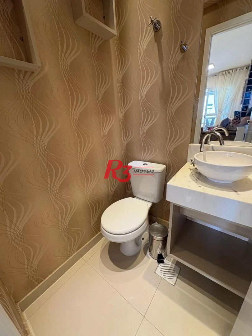 Apartamento com 2 dormitórios à venda, 76 m² por R$ 980.000,00 - José Menino - Santos/SP