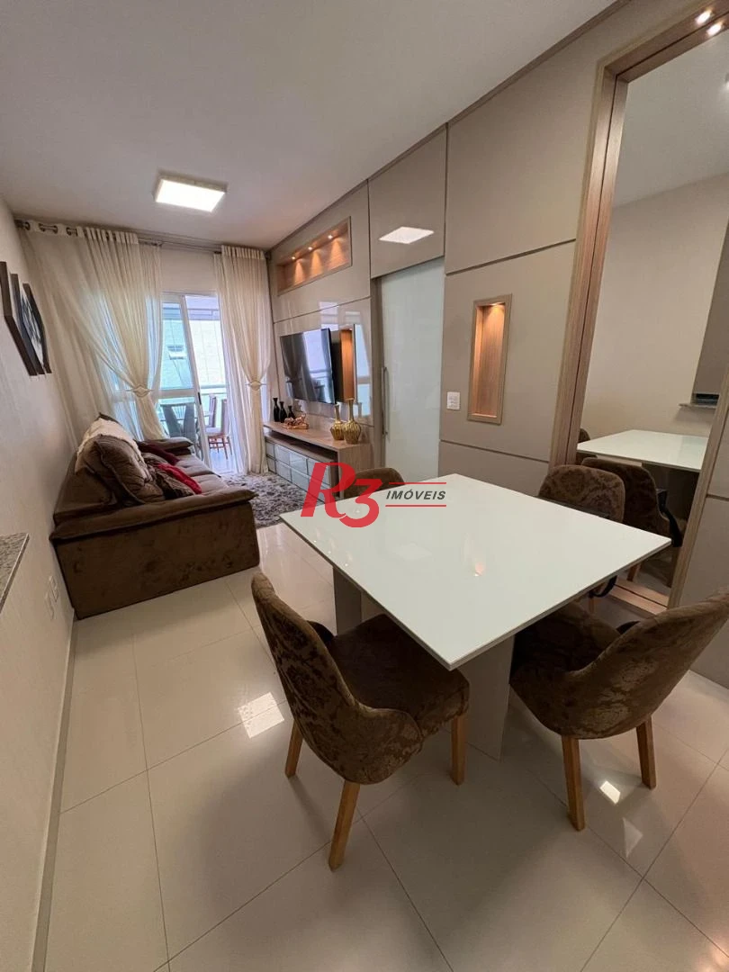 Apartamento com 2 dormitórios à venda, 76 m² por R$ 980.000,00 - José Menino - Santos/SP