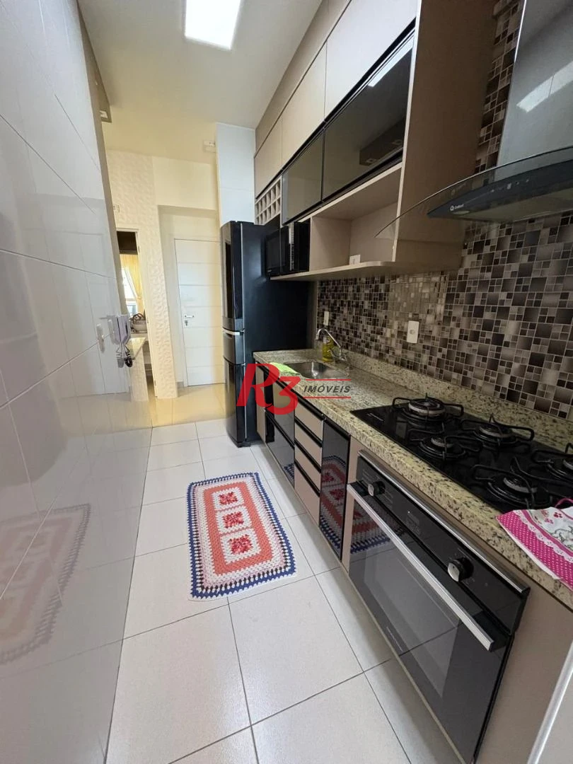 Apartamento com 2 dormitórios à venda, 76 m² por R$ 980.000,00 - José Menino - Santos/SP