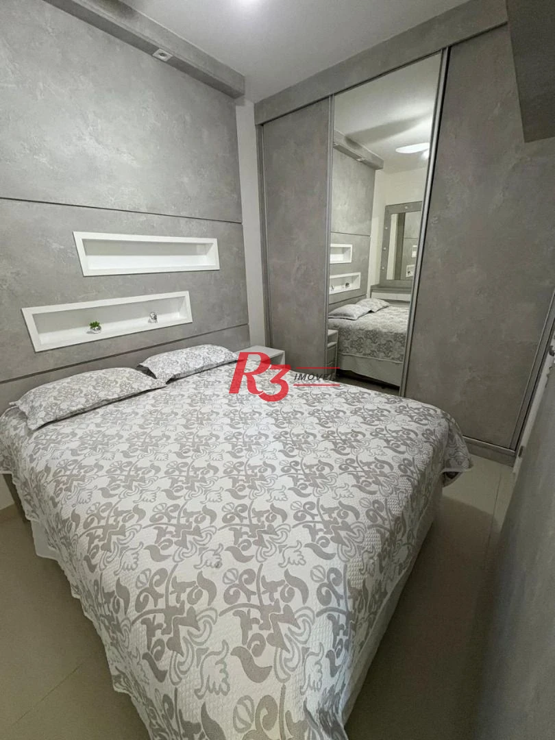 Apartamento com 2 dormitórios à venda, 76 m² por R$ 980.000,00 - José Menino - Santos/SP