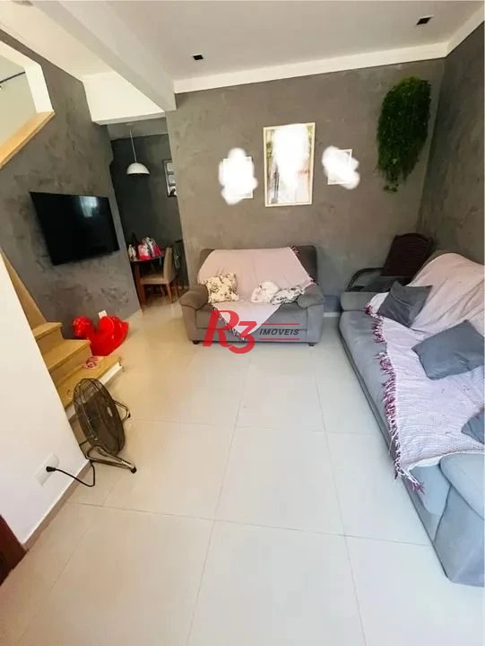 Sobrado à venda, 90 m² por R$ 320.000,00 - Macuco - Santos/SP