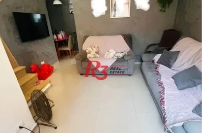 Sobrado à venda, 90 m² por R$ 320.000,00 - Macuco - Santos/SP