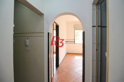 Apartamento com 1 dormitório à venda, 50 m² por R$ 380.000,00 - Ponta da Praia - Santos/SP