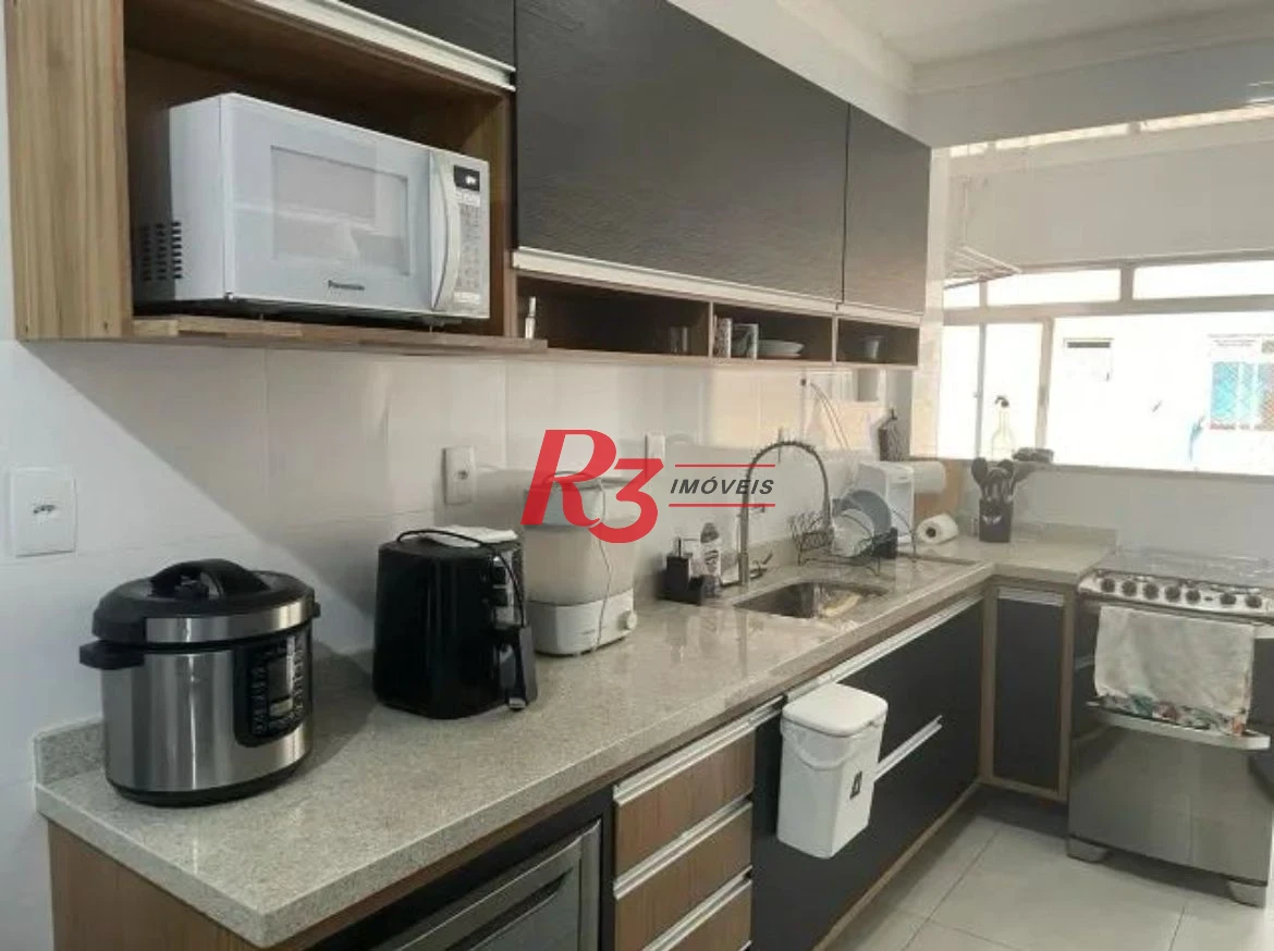Apartamento com 3 dormitórios à venda, 93 m² por R$ 540.000,00 - Vila Matias - Santos/SP