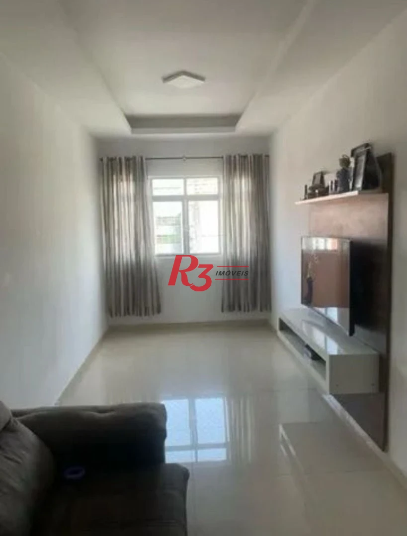 Apartamento com 3 dormitórios à venda, 93 m² por R$ 540.000,00 - Vila Matias - Santos/SP