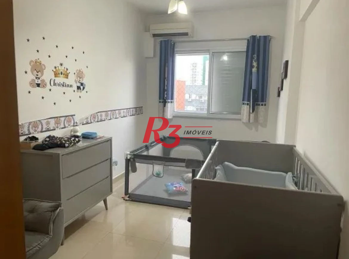 Apartamento com 3 dormitórios à venda, 93 m² por R$ 540.000,00 - Vila Matias - Santos/SP