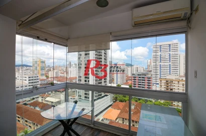 Apartamento para alugar, 47 m² por R$ 4.600,02/mês - Boqueirão - Santos/SP