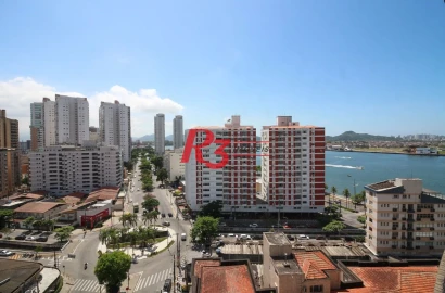 Apartamento com 3 dormitórios à venda, 199 m² por R$ 3.180.000,00 - Ponta da Praia - Santos/SP
