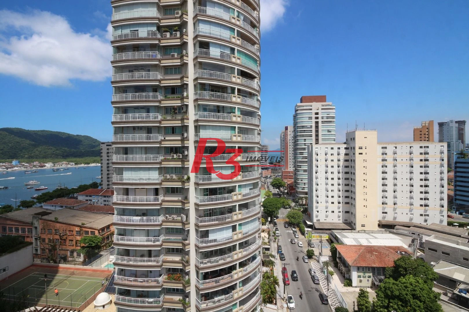 Apartamento com 3 dormitórios à venda, 199 m² por R$ 3.180.000,00 - Ponta da Praia - Santos/SP