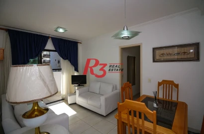 Apartamento com 2 dormitórios para alugar, 70 m² por R$ 4.631,90/mês - José Menino - Santos/SP