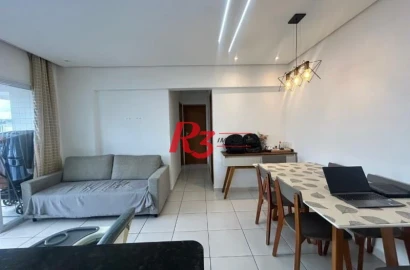 Apartamento com 2 dormitórios à venda, 60 m² por R$ 585.000,00 - Macuco - Santos/SP