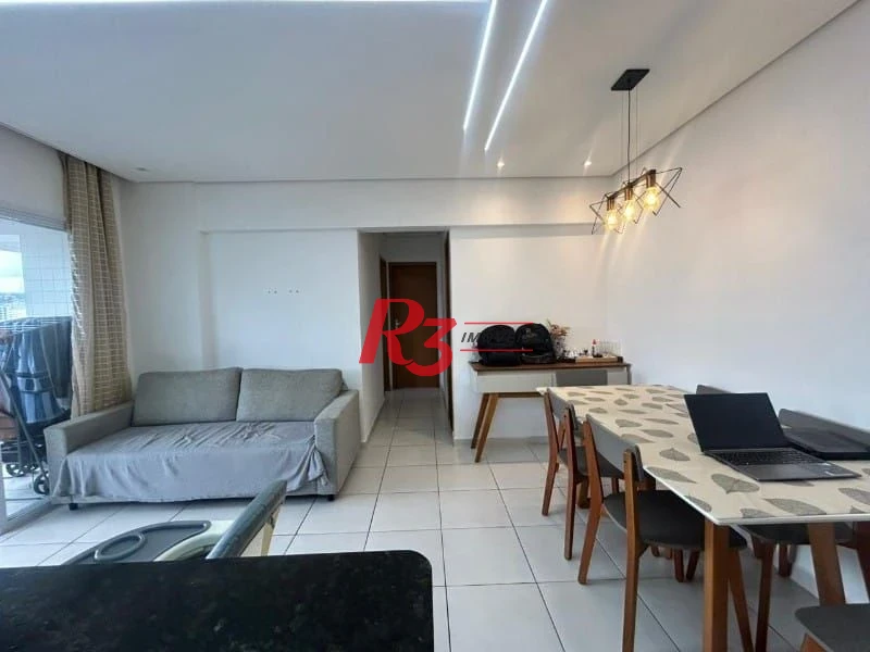 Apartamento com 2 dormitórios à venda, 60 m² por R$ 585.000,00 - Macuco - Santos/SP