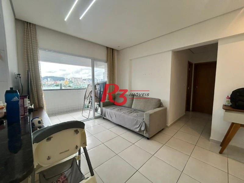 Apartamento com 2 dormitórios à venda, 60 m² por R$ 585.000,00 - Macuco - Santos/SP