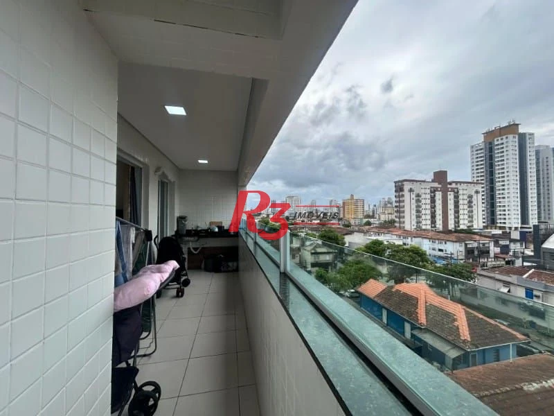 Apartamento com 2 dormitórios à venda, 60 m² por R$ 585.000,00 - Macuco - Santos/SP
