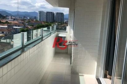 Apartamento com 2 dormitórios para alugar, 60 m² por R$ 4.200,00/mês - Macuco - Santos/SP
