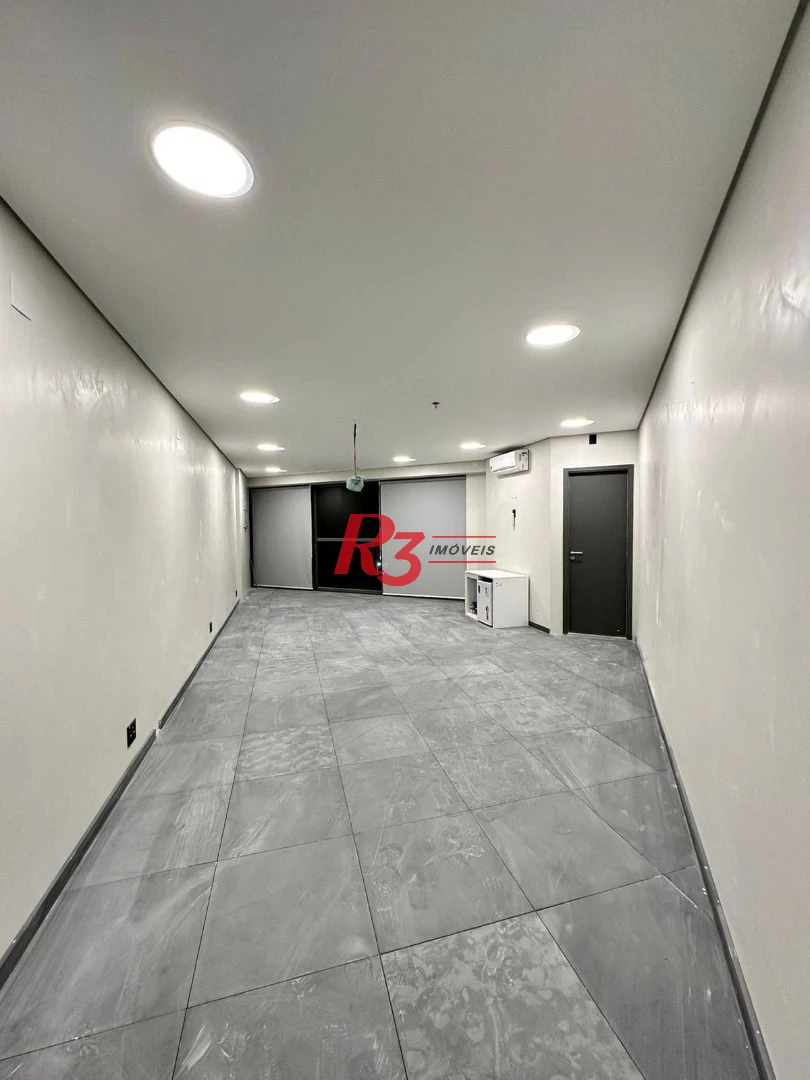 Sala para alugar, 42 m² por R$ 2.588,00/mês - Valongo - Santos/SP