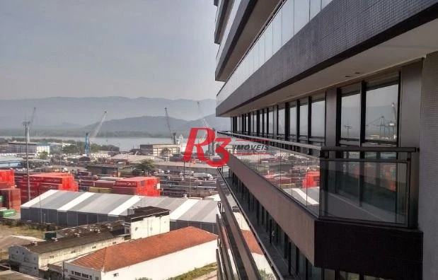 Sala para alugar, 42 m² por R$ 2.588,00/mês - Valongo - Santos/SP