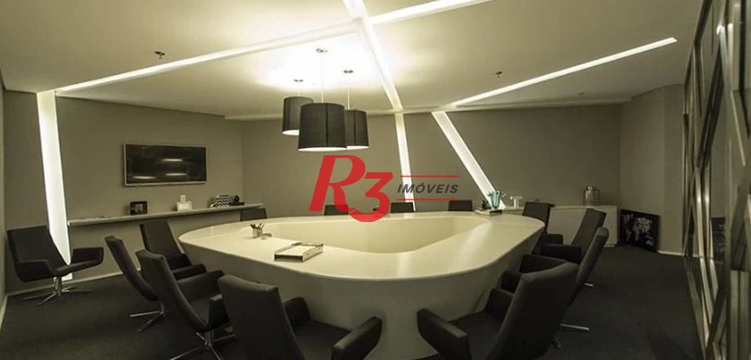Sala para alugar, 42 m² por R$ 2.588,00/mês - Valongo - Santos/SP