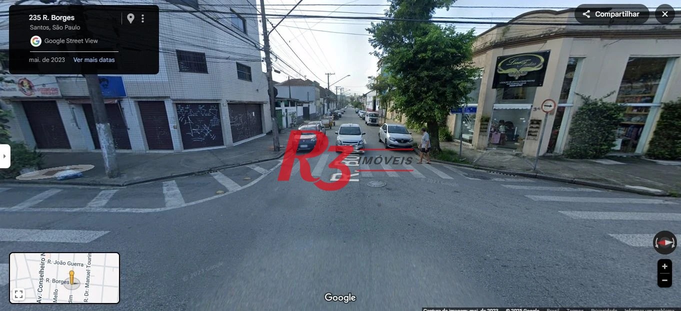 Terreno à venda, 650 m² por R$ 2.128.000,00 - Macuco - Santos/SP
