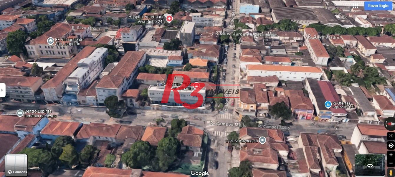 Terreno à venda, 650 m² por R$ 2.128.000,00 - Macuco - Santos/SP