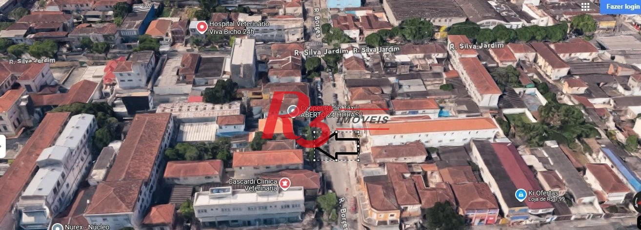 Terreno à venda, 650 m² por R$ 2.128.000,00 - Macuco - Santos/SP