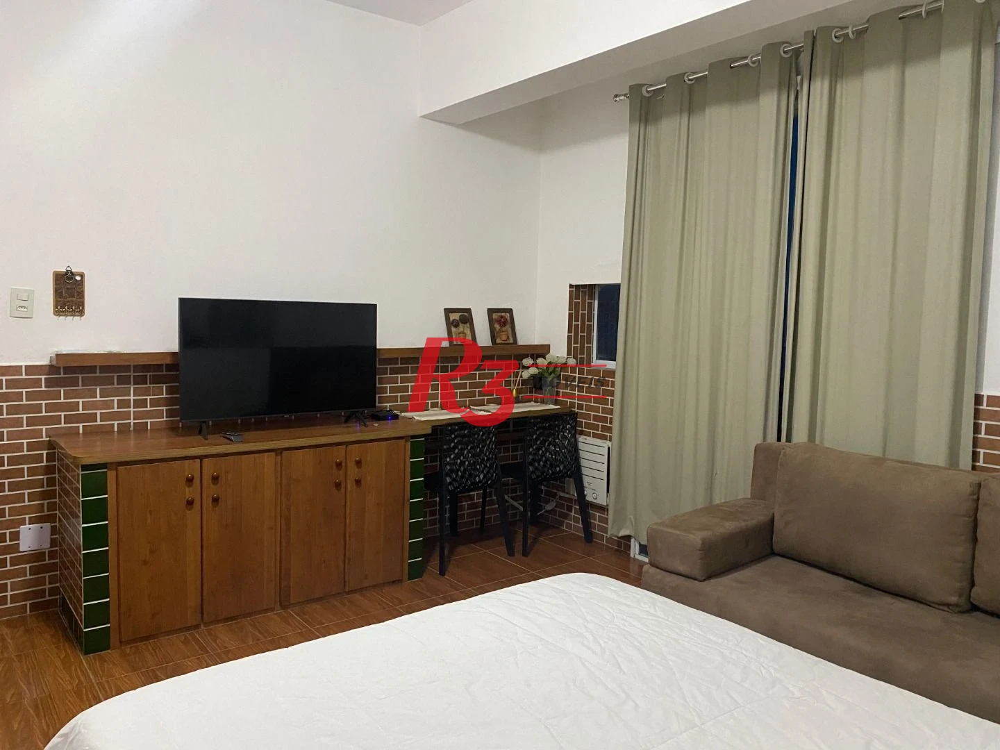 Kitnet com 1 dormitório, 31 m² - venda por R$ 320.000,00 ou aluguel por R$ 3.184,09/mês - Itararé - São Vicente/SP