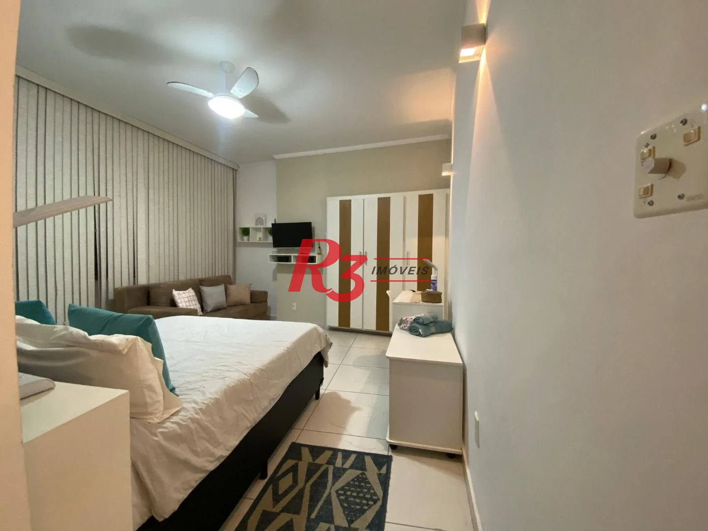 Kitnet com 1 dormitório, 29 m² - venda por R$ 320.000,00 ou aluguel por R$ 3.349,35/mês - Boa Vista - São Vicente/SP