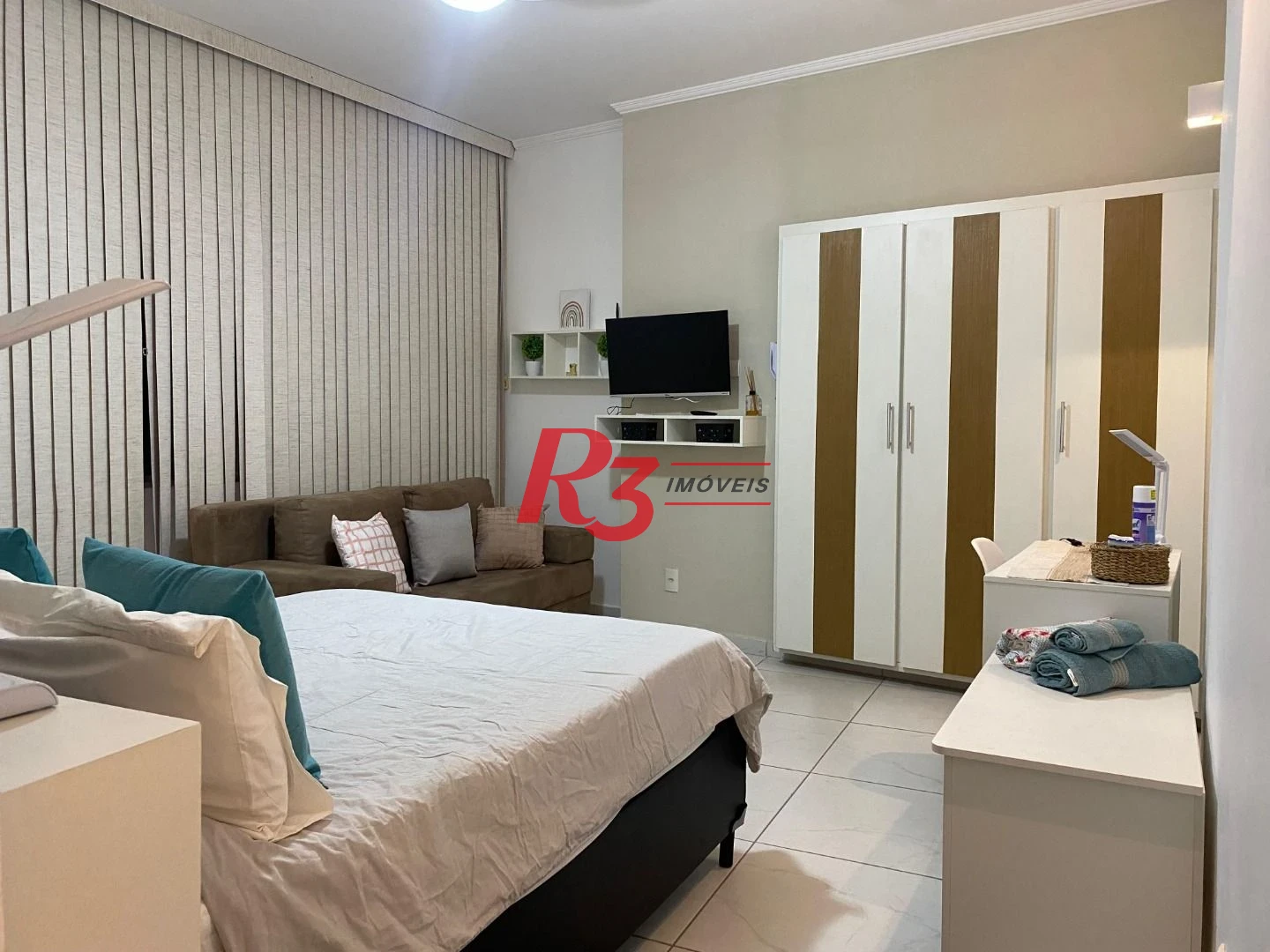 Kitnet com 1 dormitório, 29 m² - venda por R$ 320.000,00 ou aluguel por R$ 3.349,35/mês - Boa Vista - São Vicente/SP