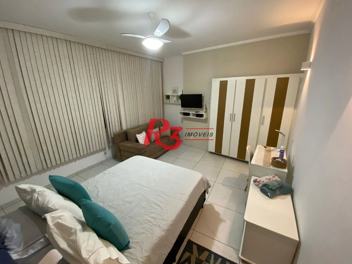Kitnet com 1 dormitório, 29 m² - venda por R$ 320.000,00 ou aluguel por R$ 3.349,35/mês - Boa Vista - São Vicente/SP