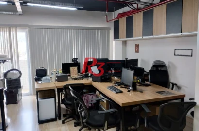 Sala à venda, 60 m² por R$ 480.000,00 - Centro - Santos/SP
