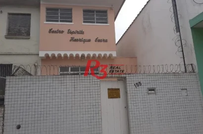 Sobrado com 4 dormitórios à venda, 192 m² por R$ 890.000,00 - Vila Matias - Santos/SP