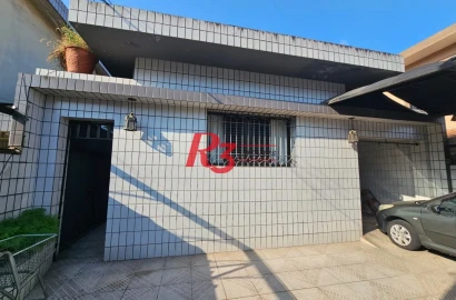 Casa com 2 dormitórios à venda, 324 m² por R$ 1.400.000,00 - Embaré - Santos/SP