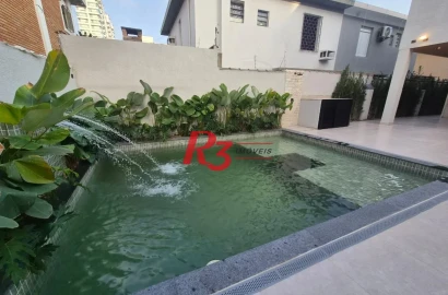 Casa com 3 dormitórios à venda, 260 m² por R$ 3.790.000,00 - Embaré - Santos/SP