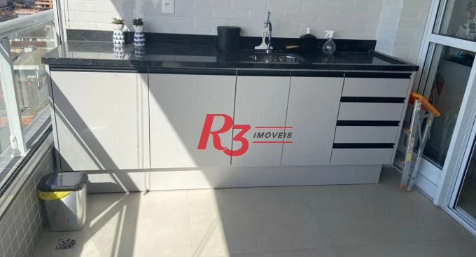 Apartamento com 2 dormitórios à venda, 81 m² por R$ 1.310.000,00 - Boqueirão - Santos/SP