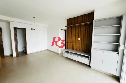 Apartamento com 2 suítes à venda, 81 m² - Boqueirão - Santos/SP
