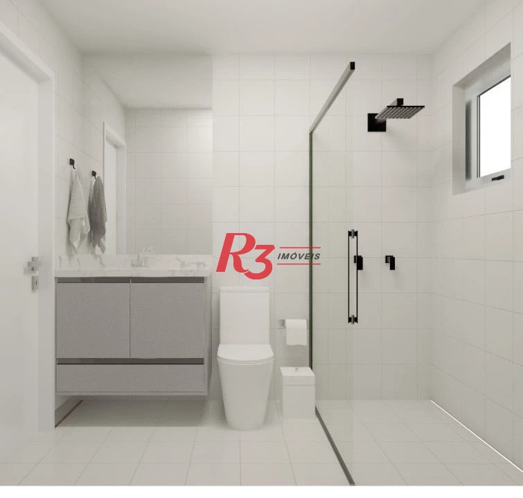 Apartamento com 2 suítes à venda, 81 m² por R$ 1.250.000 - Boqueirão - Santos/SP