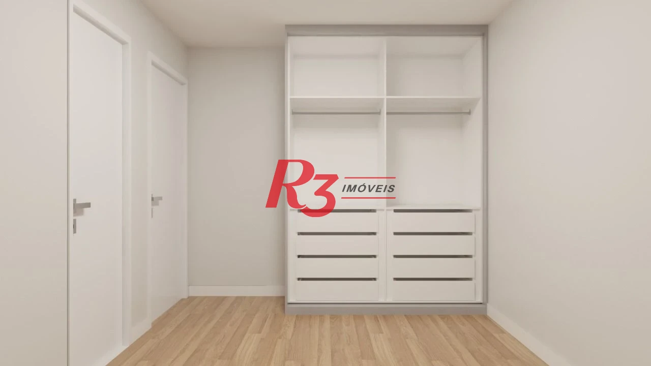 Apartamento com 2 suítes à venda, 81 m² por R$ 1.250.000 - Boqueirão - Santos/SP