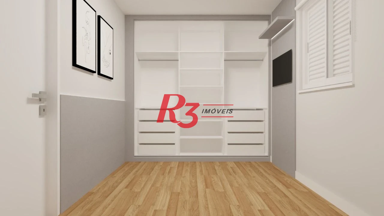 Apartamento com 2 suítes à venda, 81 m² por R$ 1.250.000 - Boqueirão - Santos/SP