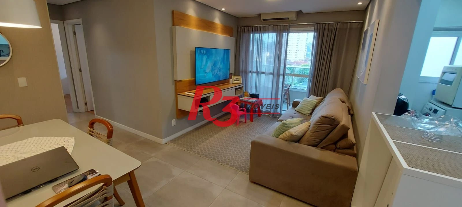 Apartamento com 2 dormitórios para alugar, 63 m² por R$ 5.890,00/mês - Campo Grande - Santos/SP