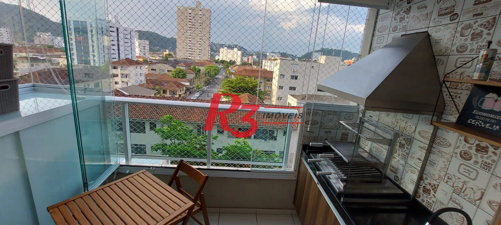 Apartamento com 2 dormitórios para alugar, 63 m² por R$ 5.890,00/mês - Campo Grande - Santos/SP
