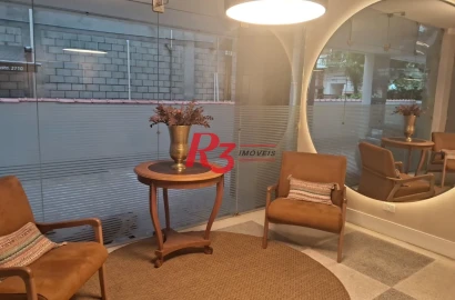 Apartamento à venda, 90 m² por R$ 620.000,00 - Pompéia - Santos/SP