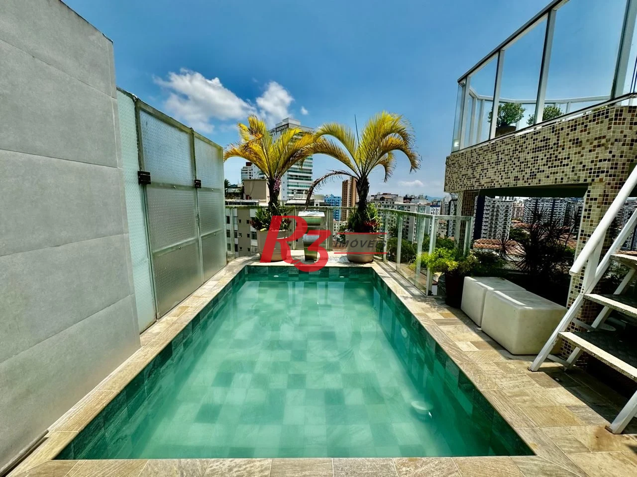 Cobertura com 3 dormitórios à venda, 289 m² por R$ 2.200.000,00 - Ponta da Praia - Santos/SP