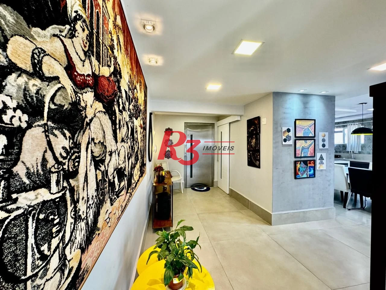 Cobertura com 3 dormitórios à venda, 289 m² por R$ 2.200.000,00 - Ponta da Praia - Santos/SP