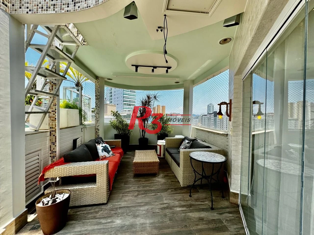 Cobertura com 3 dormitórios à venda, 289 m² por R$ 2.200.000,00 - Ponta da Praia - Santos/SP