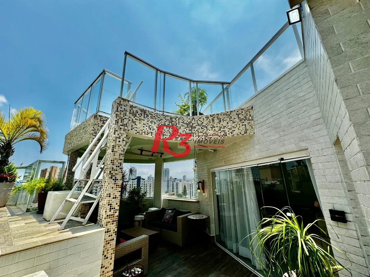 Cobertura com 3 dormitórios à venda, 289 m² por R$ 2.200.000,00 - Ponta da Praia - Santos/SP